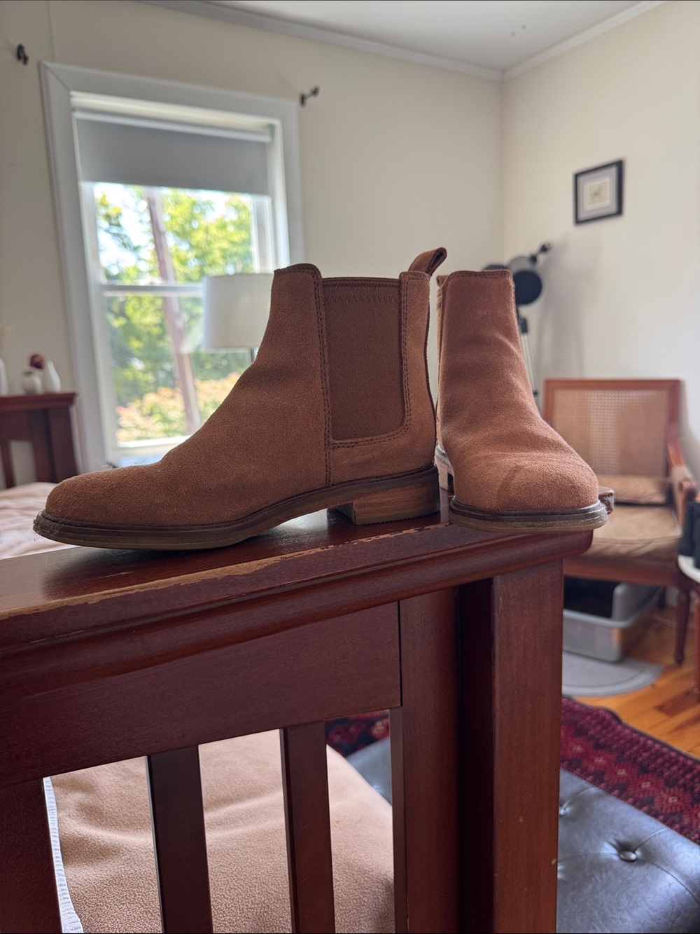 Clarks Men's Chukka Boots in Brown Suede